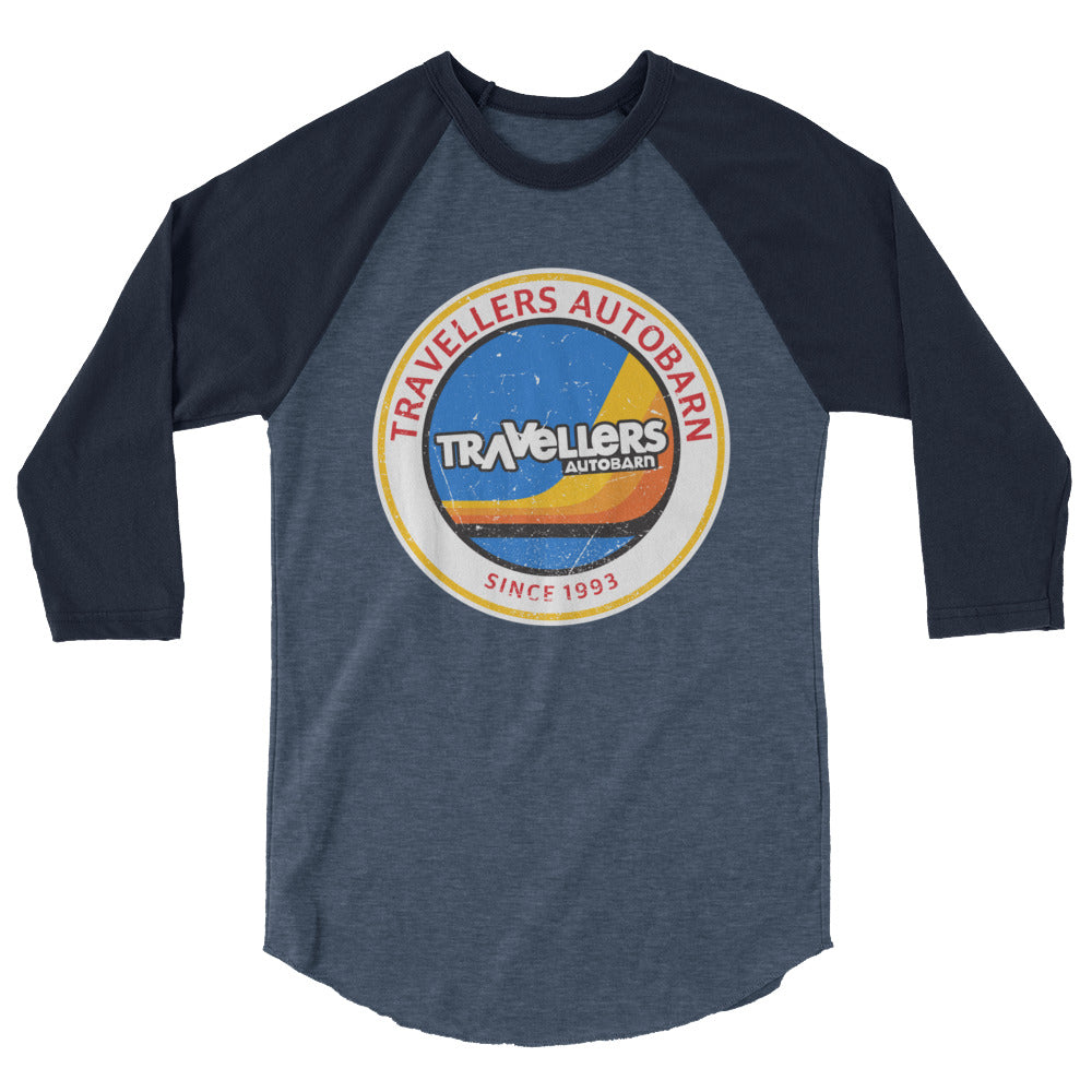 3/4 sleeve raglan shirt